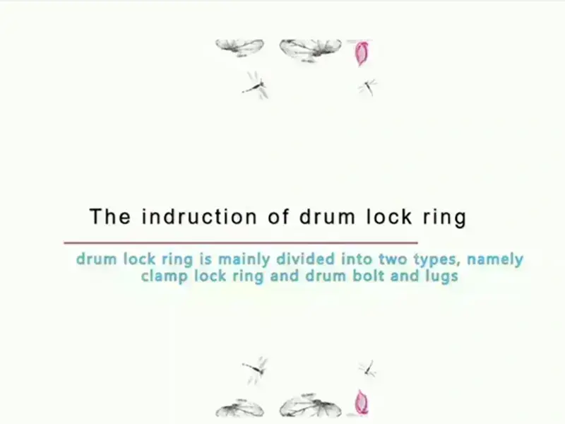 The indruction of drum lock ring - 翻译中...